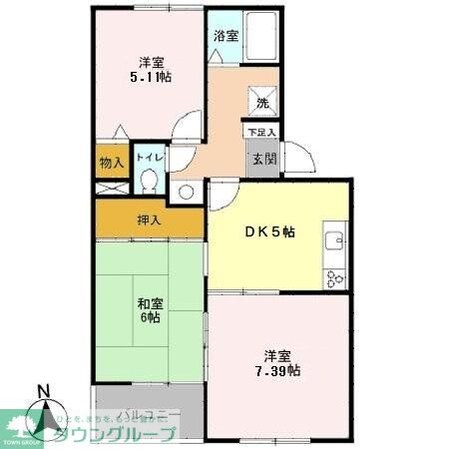 ボナールの物件間取画像